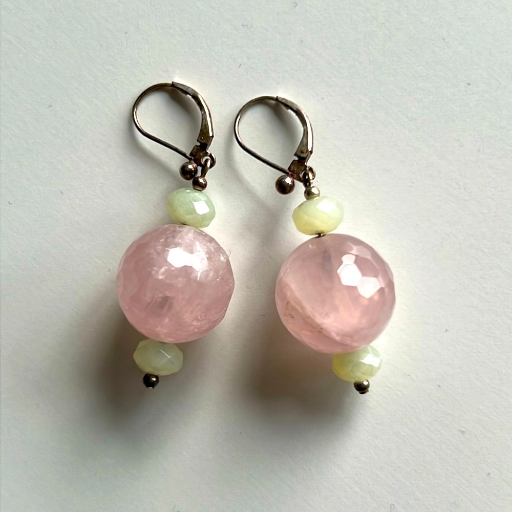 Rose Quartz Earrings